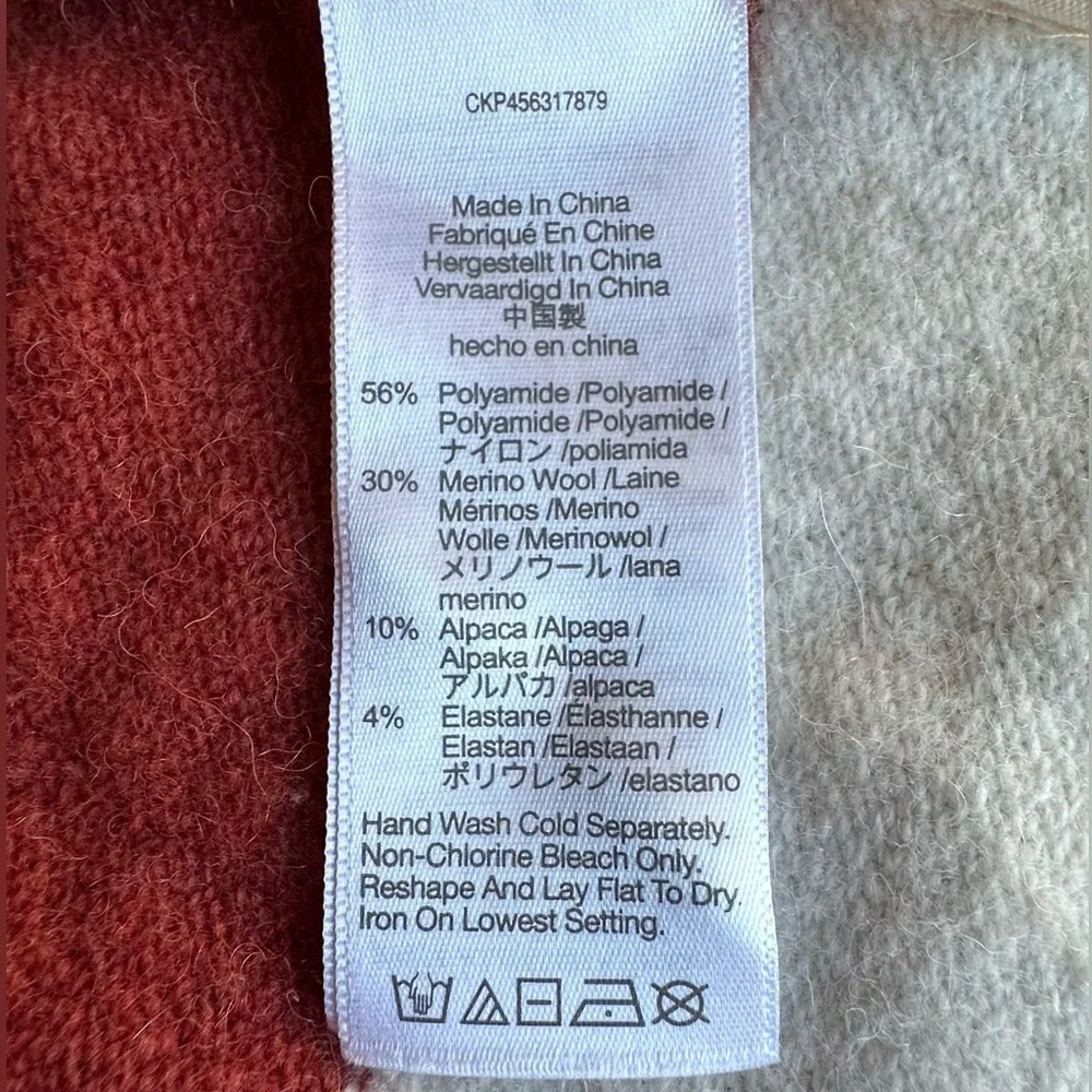 Madewell Women’s Knit Colorblock Cardigan W/Pockets Sz Small - Picture 6 of 7